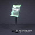 Póster Ultra Slim Insertar caja de luz publicitaria LED